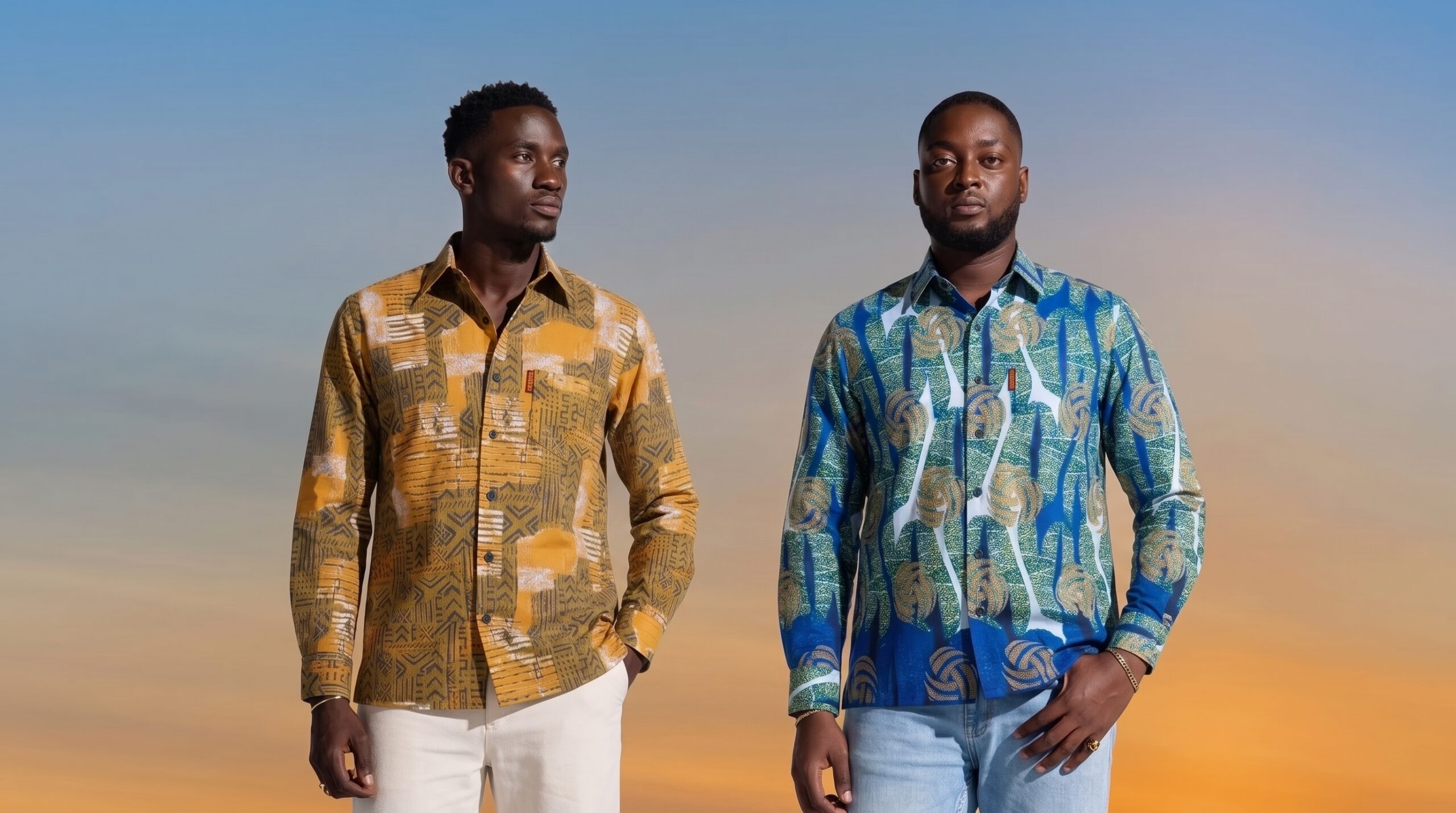 Premium Tailored African Shirts - GyamfiMenswear